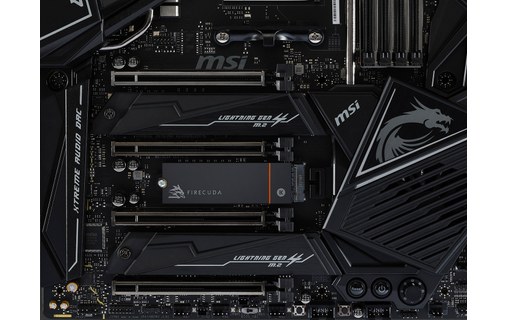 Seagate FireCuda 530 1 To - SSD M.2 2280 NVMe PCIe 4.0 TLC avec dissipateur