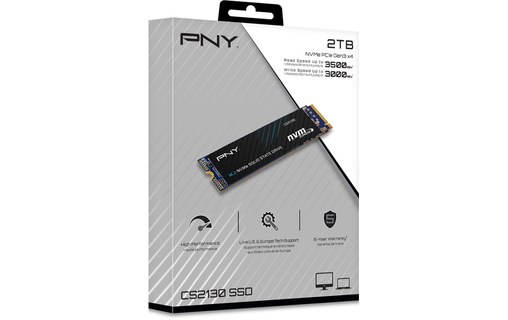 PNY CS2130 2 To - SSD M.2 2280 NVMe PCIe 3.0 3D NAND