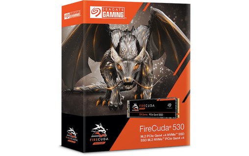 Seagate FireCuda 530R 2 To - SSD M.2 2280 NVMe PCIe 4.0 TLC avec dissipateur