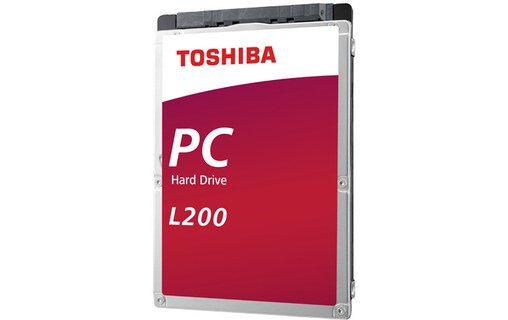 Toshiba L200 1 To - Disque dur 2,5" 5400 tr/min (7 mm) - HDWL110UZSVA
