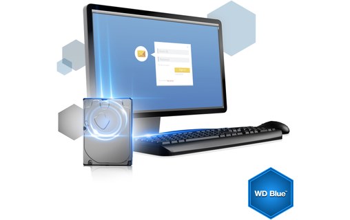 Western Digital Blue 500 Go - Disque dur 7200 tr/min - WD5000AZLX