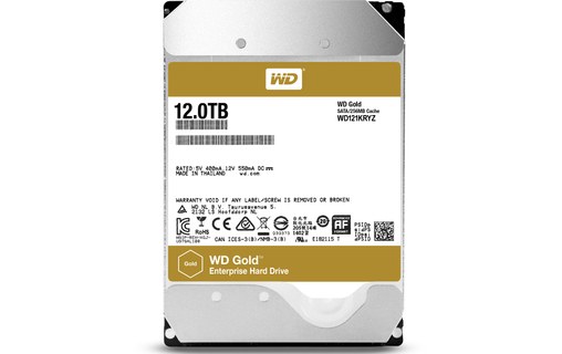 Western Digital WD Gold 12 To - Disque dur 7200 tr/min - WD121KRYZ