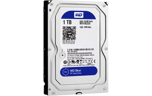 Western Digital Blue 1 To - Disque dur 7200 tr/min - WD10EZEX