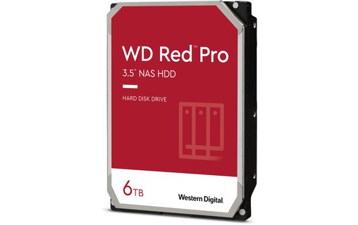 Western Digital WD Red Pro 6 To - Disque dur 7200 tr/min pour NAS - WD6003FFBX
