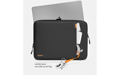Housse pour MacBook Air 15" - Noir - tomtoc 360° Protective Sleeve