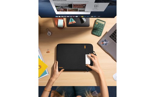 Housse pour MacBook Air 15" - Noir - tomtoc 360° Protective Sleeve