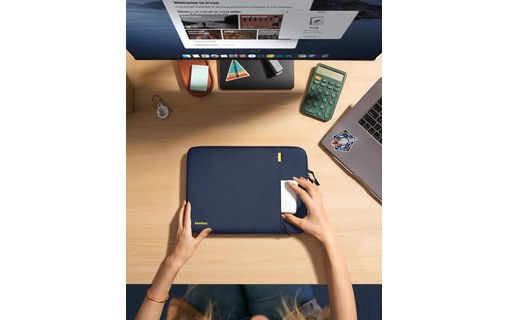 Housse pour MacBook Air 15" - Bleu marine - tomtoc 360° Protective Sleeve