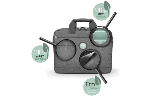 Port Designs Yosemite Eco TL 39,6 cm (15.6") Malette Gris
