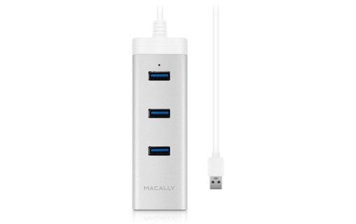 Macally U3HUBGBA - Hub 3 ports USB 3.0 + 1 port Ethernet Gigabit