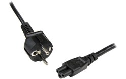 StarTech.com Câble d'Alimentation en Trèfle (PC Portable) 2 m - Schuko CEE7 vers