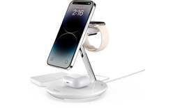Station de charge sans fil 55 W compatible MagSafe - 5-en-1 - Blanc - MagEasy
