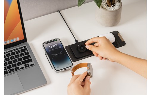 Chargeur sans fil portable compatible MagSafe - iPhone/Watch/AirPods SwitchEasy