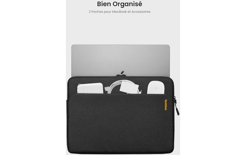 Housse pour MacBook Pro 14" - Noir - tomtoc Light Sleeve