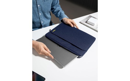 Housse pour MacBook Pro 14" - Bleu marine - tomtoc Light Sleeve