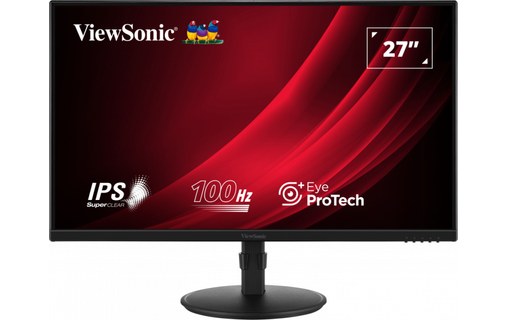 Écran 27" ViewSonic VG2708A - HDMI/DisplayPort/VGA