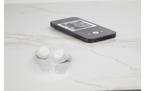 Écouteurs sans fil Belkin SoundForm Bolt, Blanc - Bluetooth