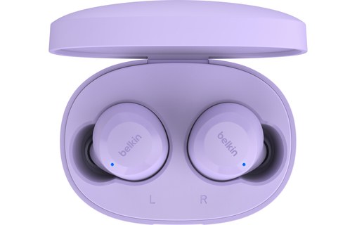 Écouteurs sans fil Belkin SoundForm Bolt, Mauve - Bluetooth