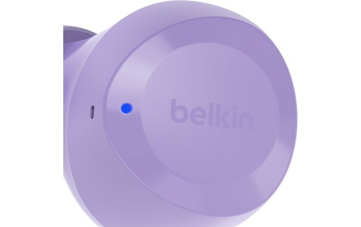 Écouteurs sans fil Belkin SoundForm Bolt, Mauve - Bluetooth