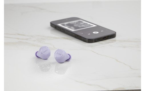 Écouteurs sans fil Belkin SoundForm Bolt, Mauve - Bluetooth