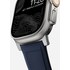 Bracelet pour Apple Watch 42/44/45/49 mm - Bleu/Argent - Nomad Rugged Band