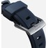 Bracelet pour Apple Watch 42/44/45/49 mm - Bleu/Argent - Nomad Rugged Band