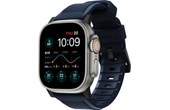 Bracelet pour Apple Watch 42/44/45/49 mm - Bleu/Noir - Nomad Rugged Band