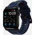 Bracelet pour Apple Watch 42/44/45/49 mm - Bleu/Noir - Nomad Rugged Band