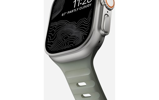 Bracelet pour Apple Watch 42/44/45/49 mm - Coastal Rock - Nomad Sport Band