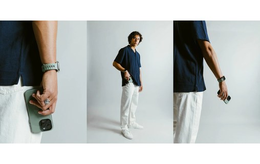 Bracelet pour Apple Watch 42/44/45/49 mm - Coastal Rock - Nomad Sport Band