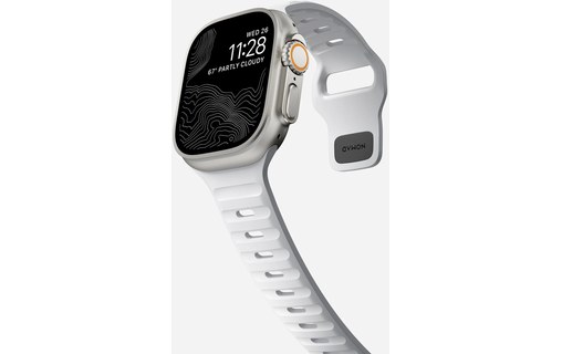 Bracelet Sport pour Apple Watch 46 mm - Nomad Sport Band - Blanc