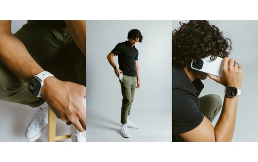 Bracelet Sport pour Apple Watch 46 mm - Nomad Sport Band - Blanc