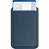 Support magnétique pour iPhone avec porte cartes compatible MagSafe Bleu Satechi