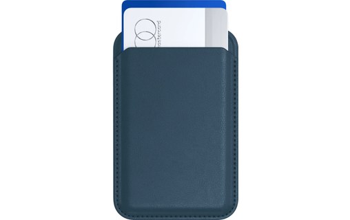 Support magnétique pour iPhone avec porte cartes compatible MagSafe Bleu Satechi