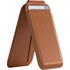 Support magnétique pour iPhone avec porte cartes compatible MagSafe Brun Satechi