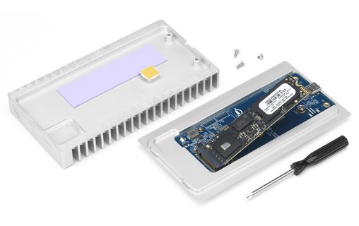 Boîtier USB4 (USB-C) pour SSD M.2 NVMe 2230/2242/2280 - OWC Express 1M2