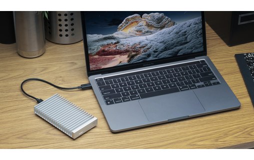 Boîtier USB4 (USB-C) pour SSD M.2 NVMe 2230/2242/2280 - OWC Express 1M2