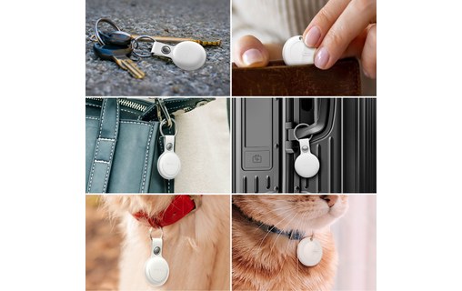 Tracker MiLi MiTag Blanc - Compatible Apple Localiser (Find My)