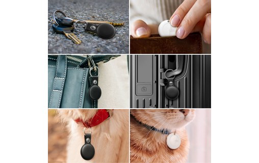 Tracker MiLi MiTag Brun - Compatible Apple Localiser (Find My)