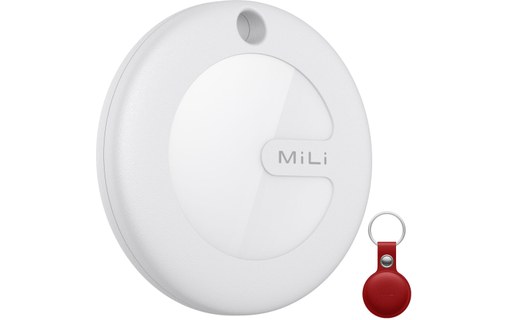 Tracker MiLi MiTag Rouge - Compatible Apple Localiser (Find My)