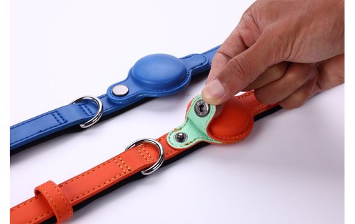 MiLi collier pour chien (S) avec tracker compatible Apple Localiser - Gris