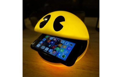 Chargeur sans fil PAC-MAN pour smartphone