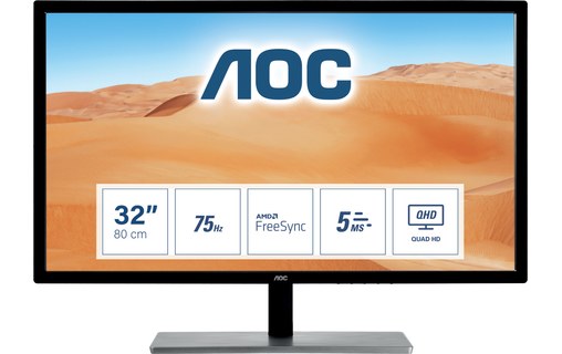 Écran 31,5" AOC 79 Series Q3279VWFD8 - HDMI/DisplayPort/VGA