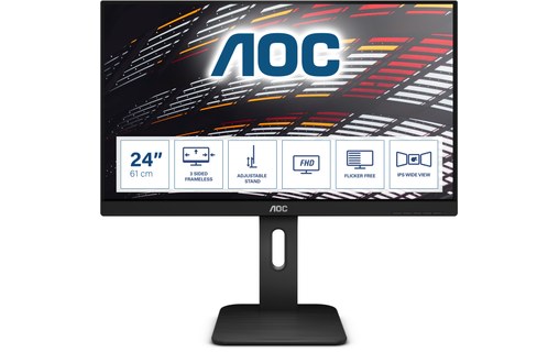 Écran 24" AOC P1 X24P1 - HDMI/DisplayPort/VGA
