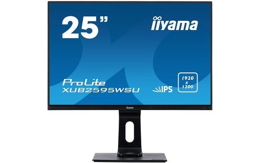 Écran 25" iiyama ProLite XUB2595WSU-B1 - HDMI/DisplayPort/VGA