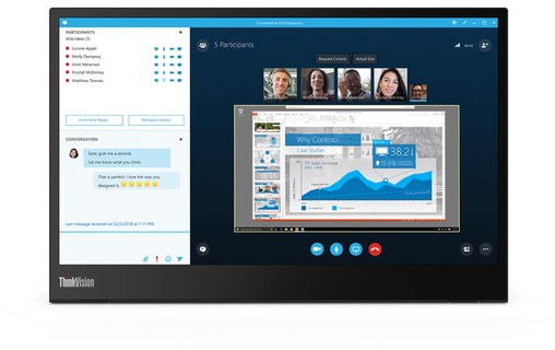 Écran 14" Lenovo ThinkVision M14 - USB-C