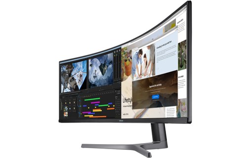 Écran Gaming Incurvé 49" Samsung C49RG90SSU - HDMI/DisplayPort