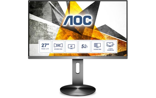 Écran 27" AOC 90 Series U2790PQU - 4K HDMI/DisplayPort