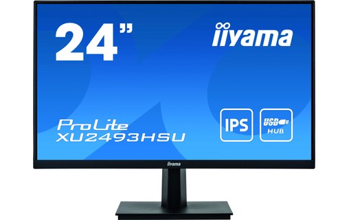 Écran 23,8" iiyama ProLite XU2493HSU-B1 - HDMI/DisplayPort/VGA