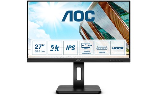 Écran 27" AOC P2 U27P2 - 4K HDMI/DisplayPort