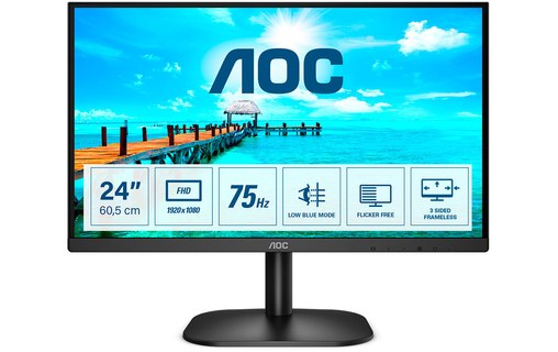 Écran 23,8" AOC B2 24B2XDM - VGA